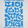 Wrap - FLOWERS AND SQUIGGLES Geschirrtuch (50 × 70 cm) • Blue/Natural - ROSA ECK