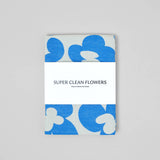 Wrap - FLOWERS AND SQUIGGLES Geschirrtuch (50 × 70 cm) • Blue/Natural - ROSA ECK