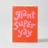 Wrap - GIANT SUPER YAY Grußkarte mit Prägung - Grußkarte - ROSA ECK Concept Store