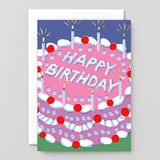 Wrap - HAPPY BIRTHDAY ICING CAKE Geburtstagskarte - ROSA ECK