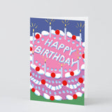 Wrap - HAPPY BIRTHDAY ICING CAKE Geburtstagskarte - ROSA ECK
