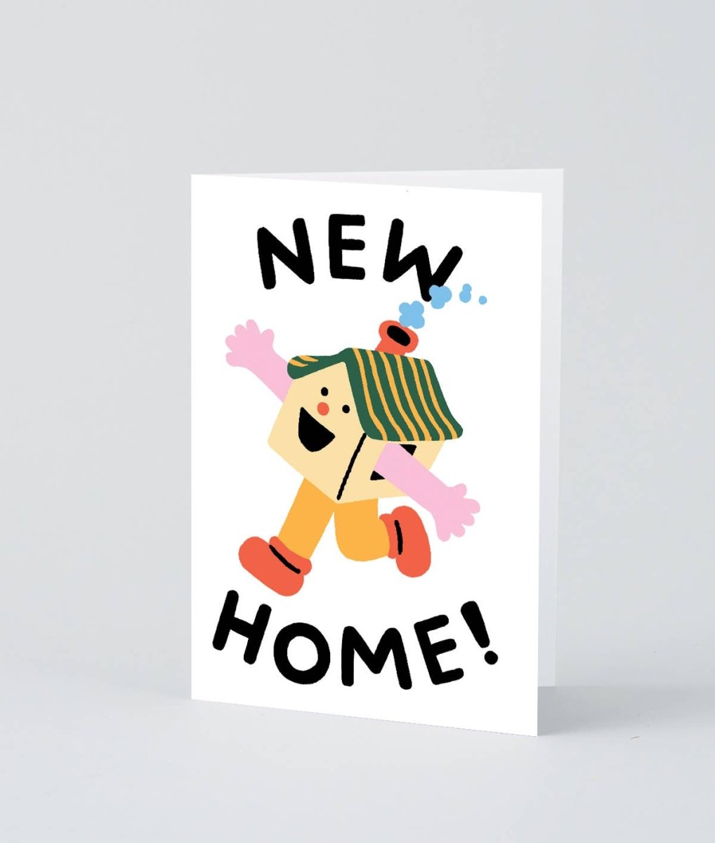 Wrap - HAPPY HOUSE' NEW HOME Grußkarte - Grußkarte - ROSA ECK Concept Store