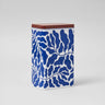 Wrap - LEAVES Kaffeedose (Linnéa Andersson) - ROSA ECK - Blau, Blätter,