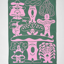Wrap - MUSHROOMS Geschirrtuch aus Baumwolle - Geschirrtuch - ROSA ECK