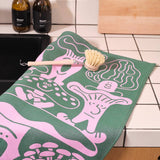 Wrap - MUSHROOMS Geschirrtuch aus Baumwolle - Geschirrtuch - ROSA ECK