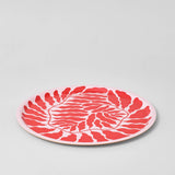 Wrap - RED LEAVES Großes rundes Serviertablett - Serviertablett - ROSA ECK Concept Store