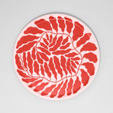 Wrap - RED LEAVES Großes rundes Serviertablett - Serviertablett - ROSA ECK Concept Store