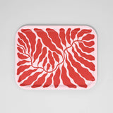 Wrap - RED LEAVES Kleines rechteckiges Serviertablett - Serviertablett - ROSA ECK Concept Store