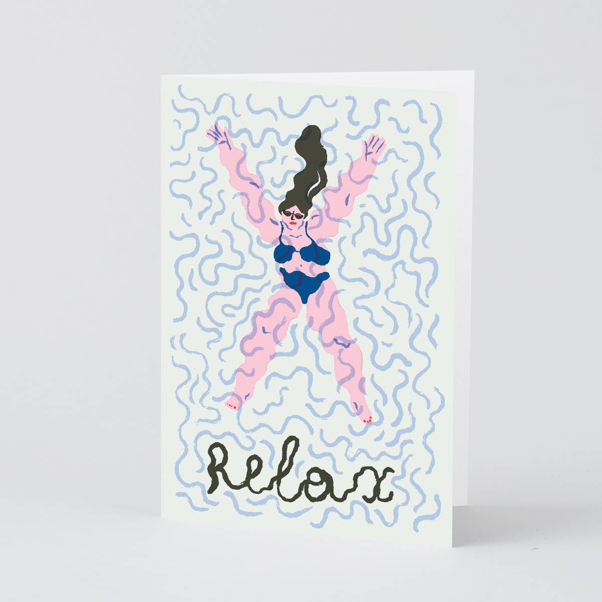 Wrap - RELAX Grußkarte - Grußkarte - ROSA ECK Concept Store