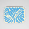 Wrap - SKY BLUE LEAVES Großes rechteckiges Serviertablett - Serviertablett - ROSA ECK Concept Store