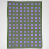 Wrap - SQUARES Geschirrtuch | Grün/Lila - Geschirrtuch - ROSA ECK Concept Store