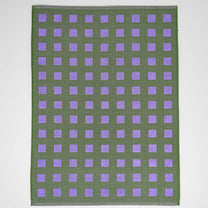 Wrap - SQUARES Geschirrtuch | Grün/Lila - Geschirrtuch - ROSA ECK Concept Store