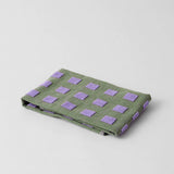 Wrap - SQUARES Geschirrtuch | Grün/Lila - Geschirrtuch - ROSA ECK Concept Store