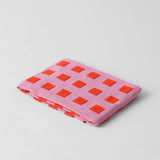 Wrap - SQUARES Geschirrtuch | Lila/Rot - Geschirrtuch - ROSA ECK Concept Store