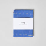 Wrap - WAVE GRID BLUE Geschirrtuch aus Baumwolle - Geschirrtuch - ROSA ECK