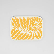 Wrap - YELLOW LEAVES Kleines rechteckiges Serviertablett - Serviertablett - ROSA ECK
