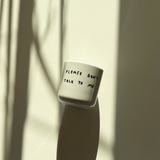 Becher aus Porzellan • PLEASE DON'T TALK TO ME – Yahya Studio – Bild 3