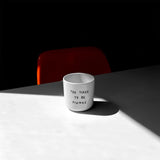 Becher aus Porzellan • TOO TIRED TO BE AWAKE – Yahya Studio – Bild 4