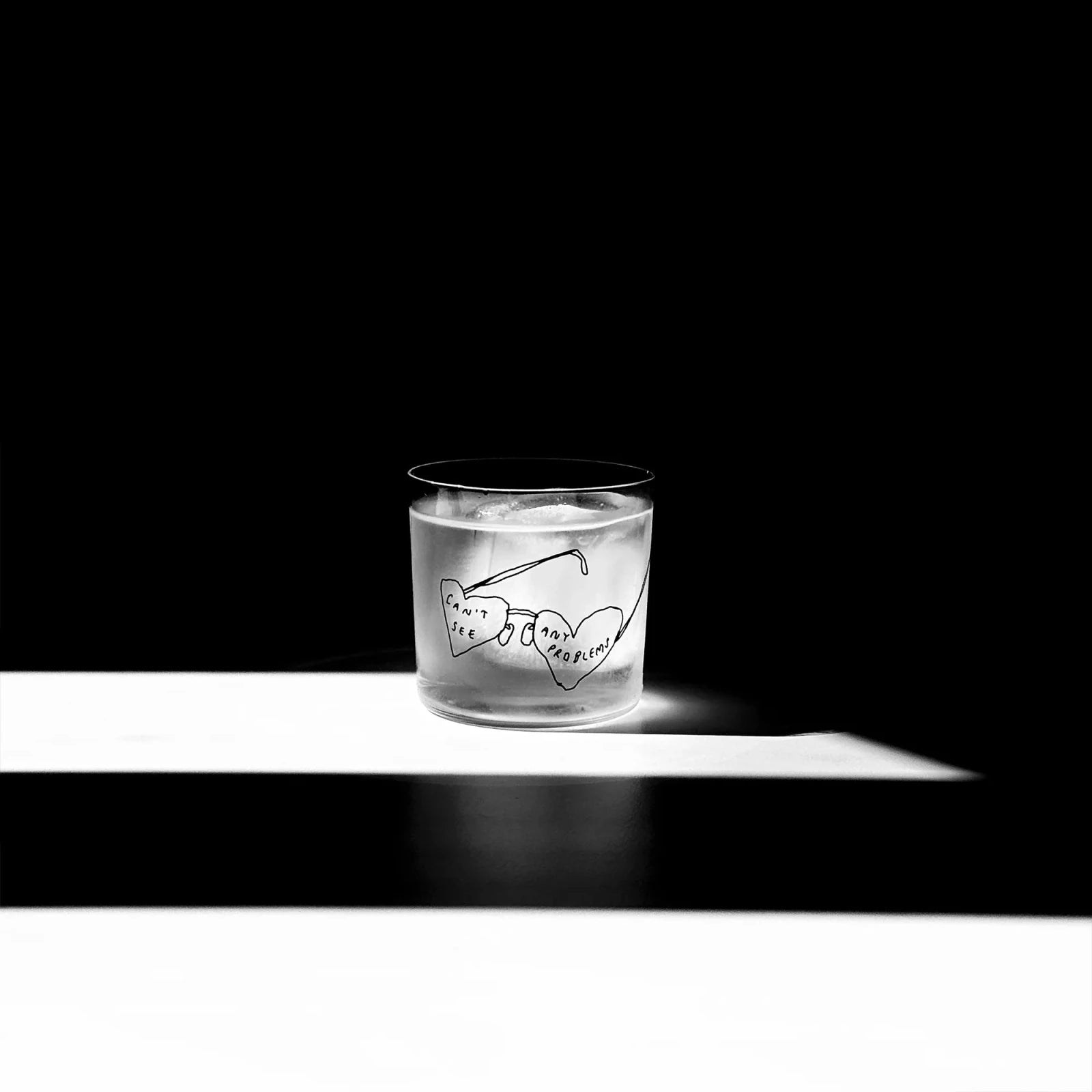 Trinkglas mit Statement • CAN'T SEE ANY PROBLEMS – Yahya Studio – Bild 6