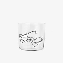 Trinkglas mit Statement • CAN'T SEE ANY PROBLEMS – Yahya Studio