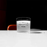 Trinkglas mit Statement • I'M TRYING – Yahya Studio – Bild 4