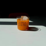 yahya studio - Trinkglas mit Statement • IT'S OKAY - ROSA ECK