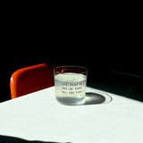 yahya studio - Trinkglas mit Statement • IT'S OKAY - ROSA ECK
