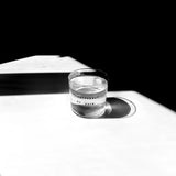 Trinkglas mit Statement • TRANSPARENT AS FUCK – Yahya Studio – Bild 2