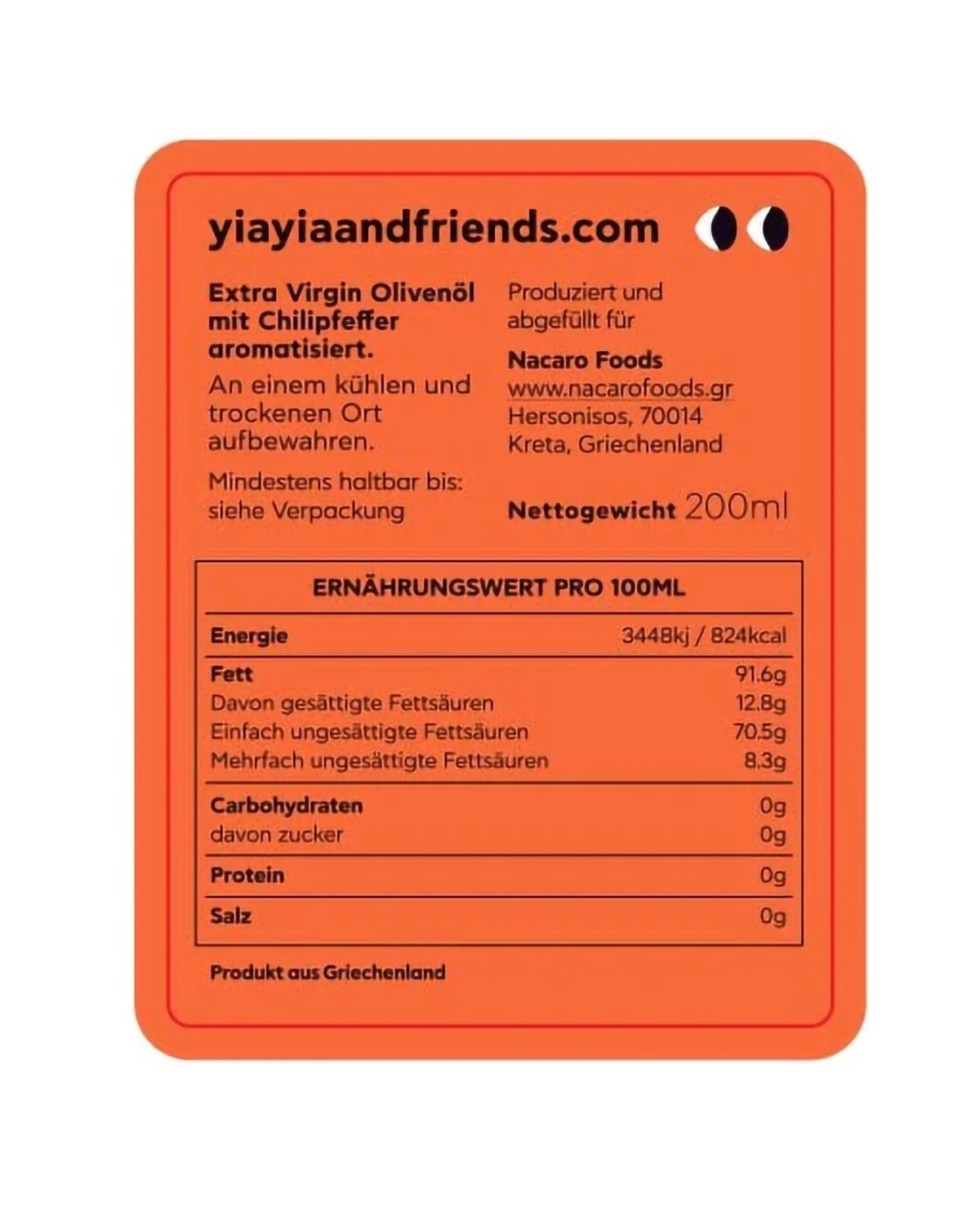 Yiayia and Friends - Olivenöl-Geschenkbox (6 × 50 ml) - ROSA ECK