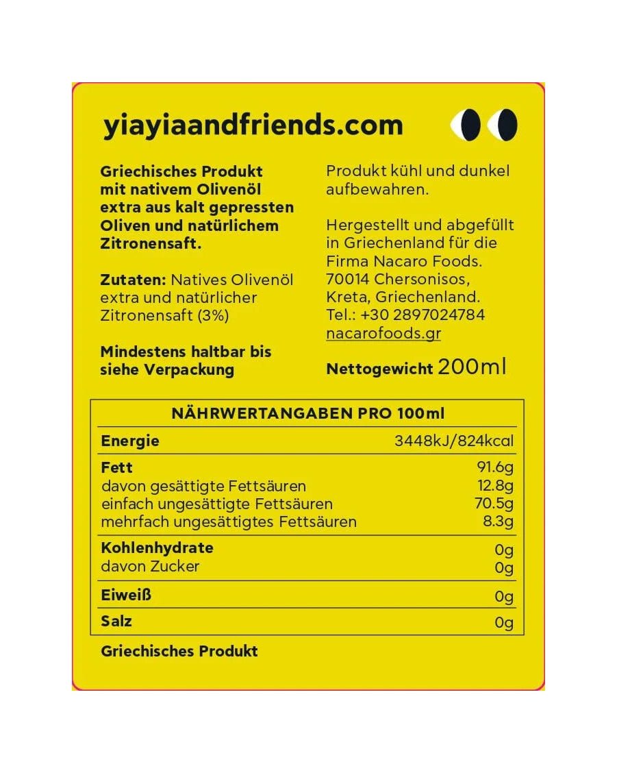 Yiayia and Friends - Olivenöl-Geschenkbox (6 × 50 ml) - ROSA ECK