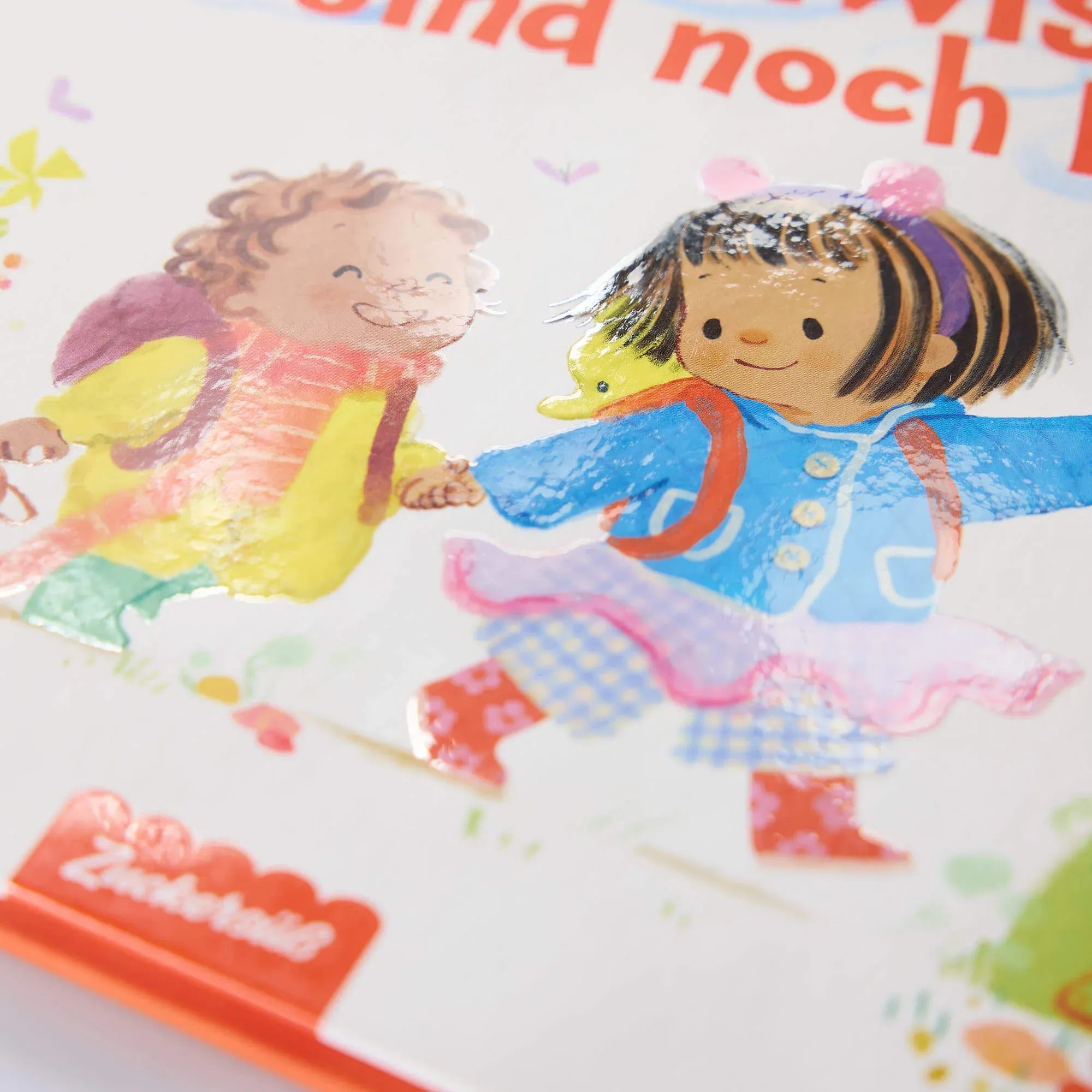 Zuckersüß Verlag - AUCH GROSSE GESCHWISTER SIND NOCH KLEIN Kinderbuch - ROSA ECK
