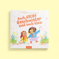 Zuckersüß Verlag - AUCH GROSSE GESCHWISTER SIND NOCH KLEIN Kinderbuch - ROSA ECK