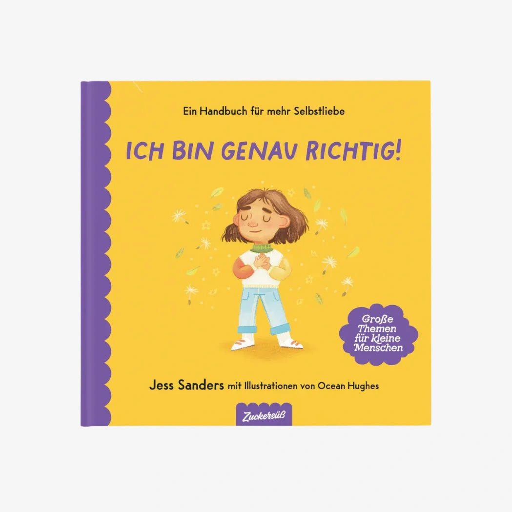 Zuckersüß Verlag - ICH BIN GENAU RICHTIG Kinderbuch - ROSA ECK